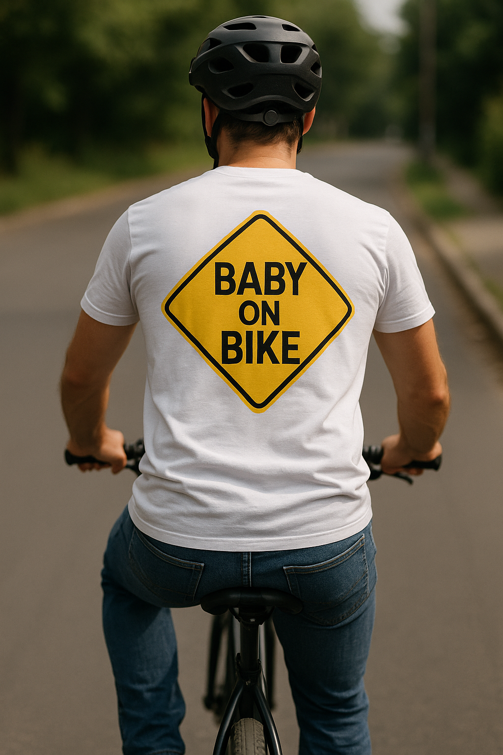 Pamučna majica baby on bike