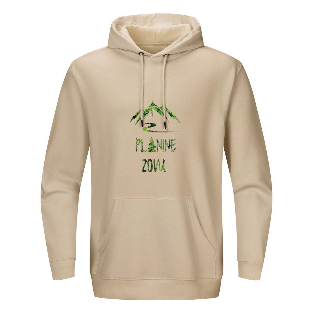 Dukserica Hoody - organski pamuk ( unisex ) - Planine zovu