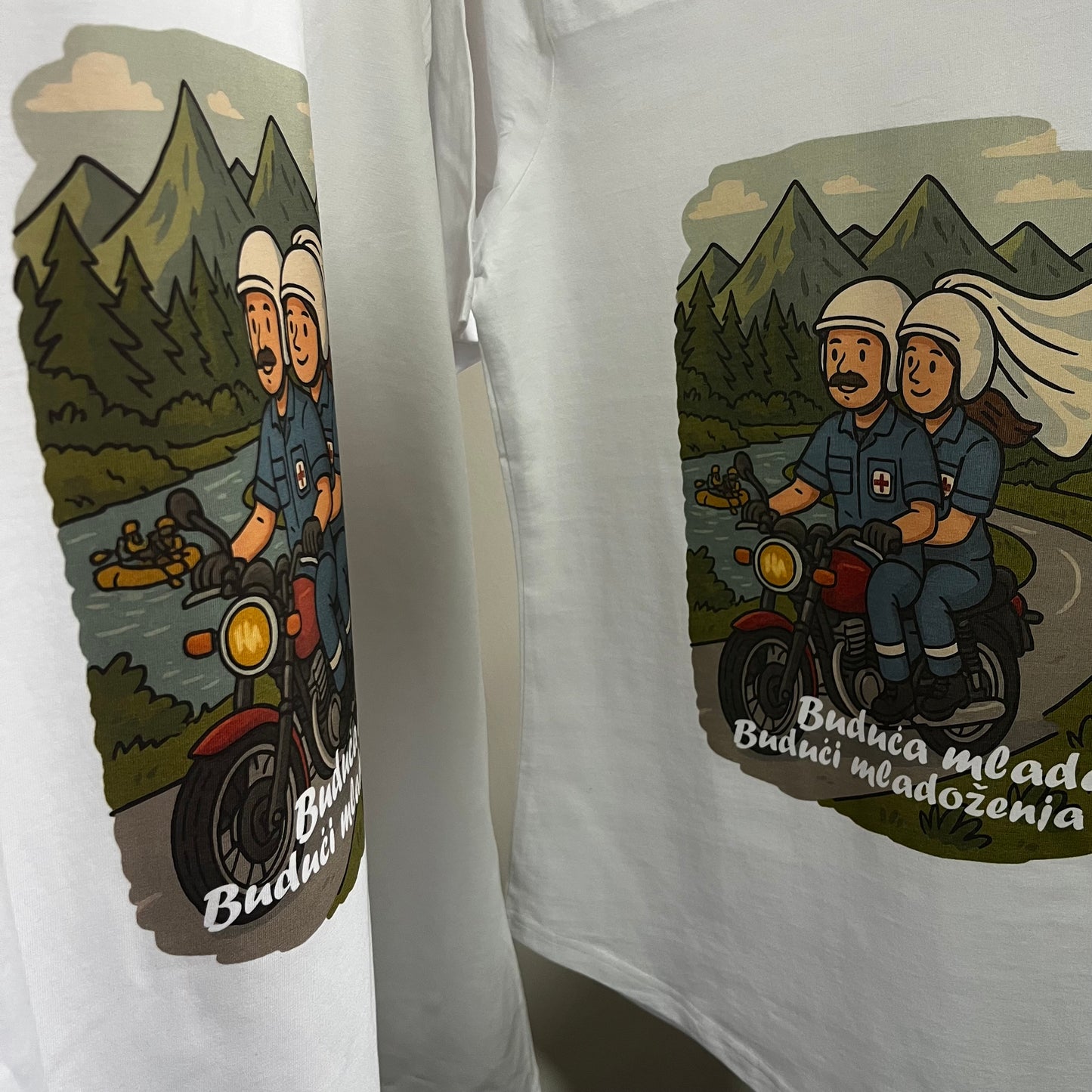 👕 Premium ženska pamučna majica (180g/m²) sa štampom po želji – 100% češljani pamuk