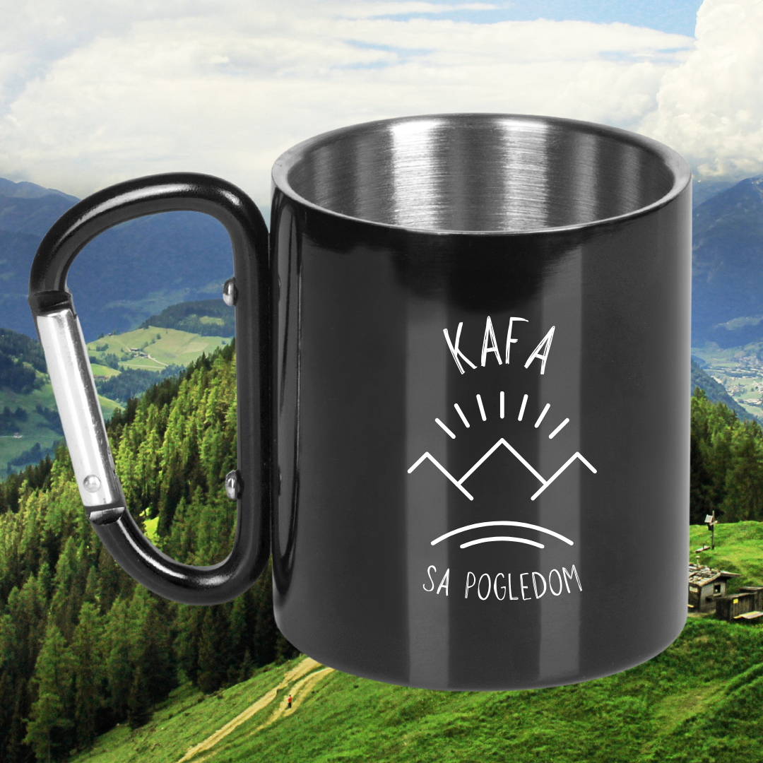 Šolja sa karabinerom - kafa sa pogledom