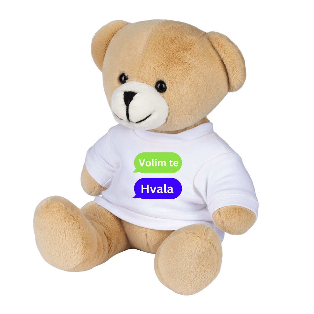 Plišani meda sa štampom po želji