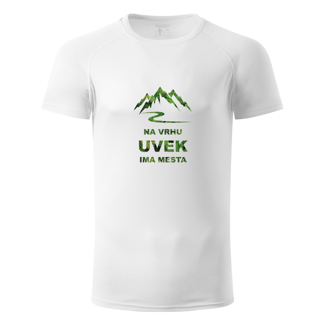 Muška aktivna majica za planinarenje - Na vrhu uvek ima mesta