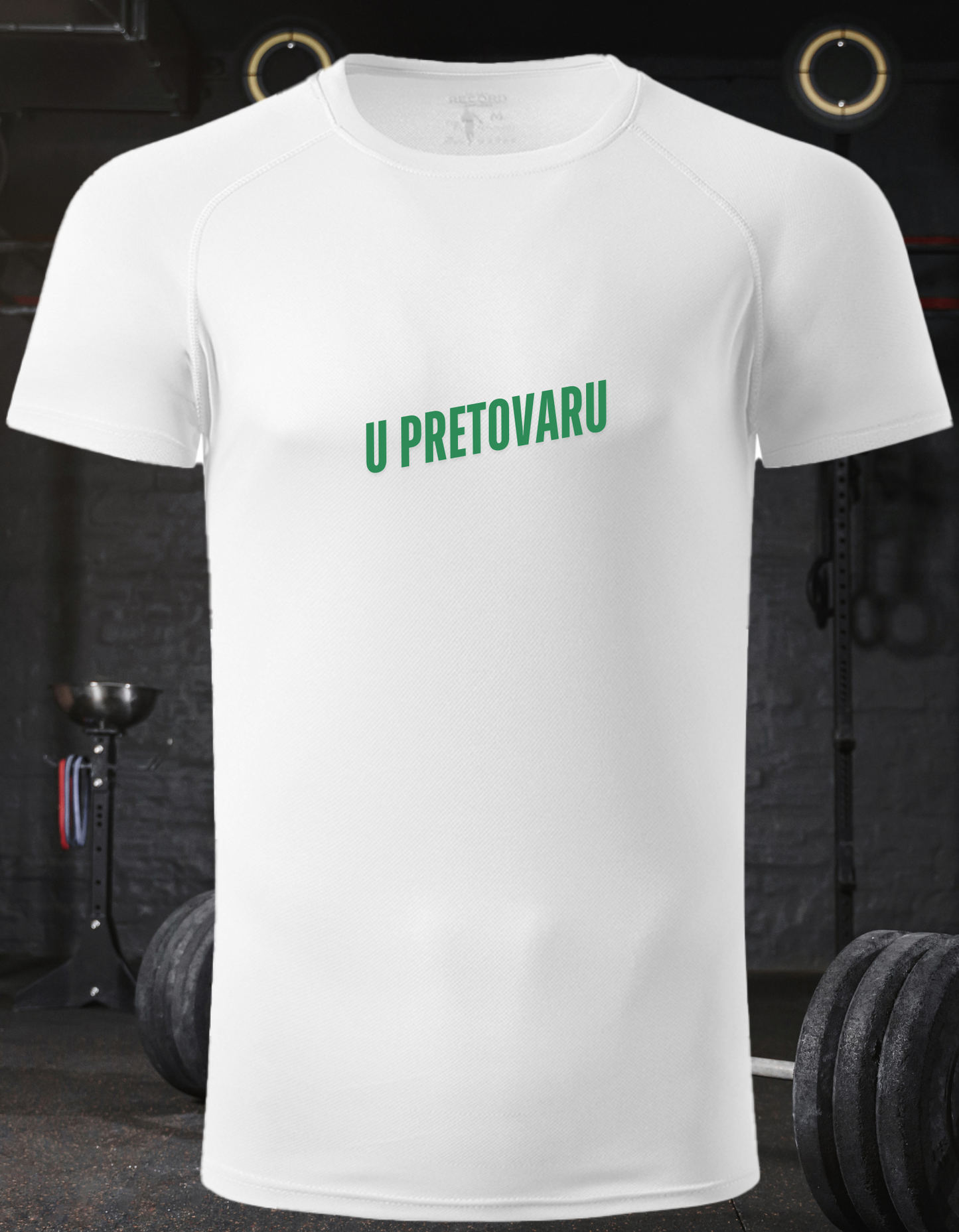 Muška aktivna majica za trening- u pretovaru