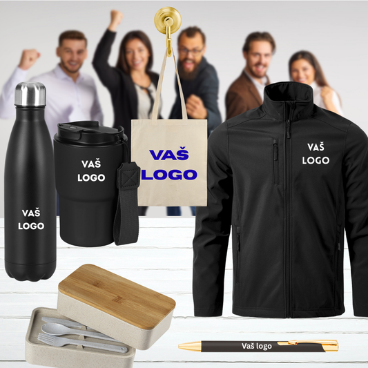 colorful personalized products arranged on a bright table with soft natural light