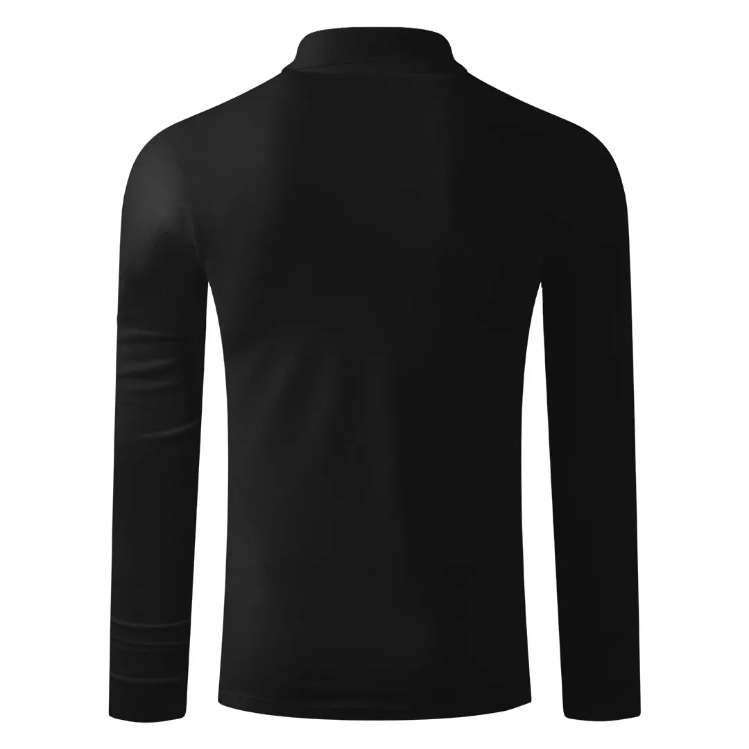 Pamučna polo majica dugih rukava, 180 g/m2 Azzurro II (unisex) - uračunata štampa ili vez