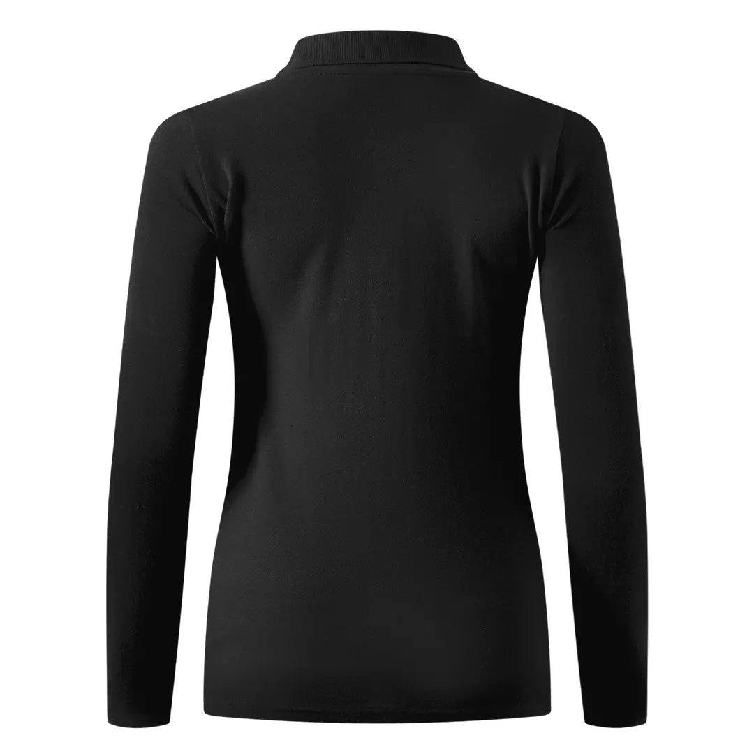 Pamučna polo majica dugih rukava, 180 g/m2 Sunny (ženska) - uračunata štampa ili vez