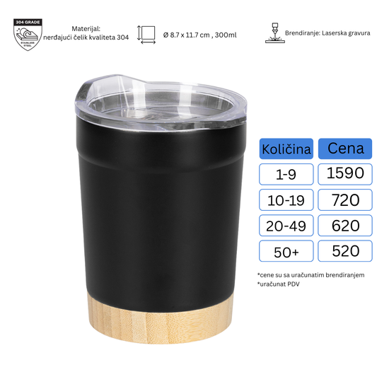 Termo šolja astrid 300ml sa laserskom gravurom