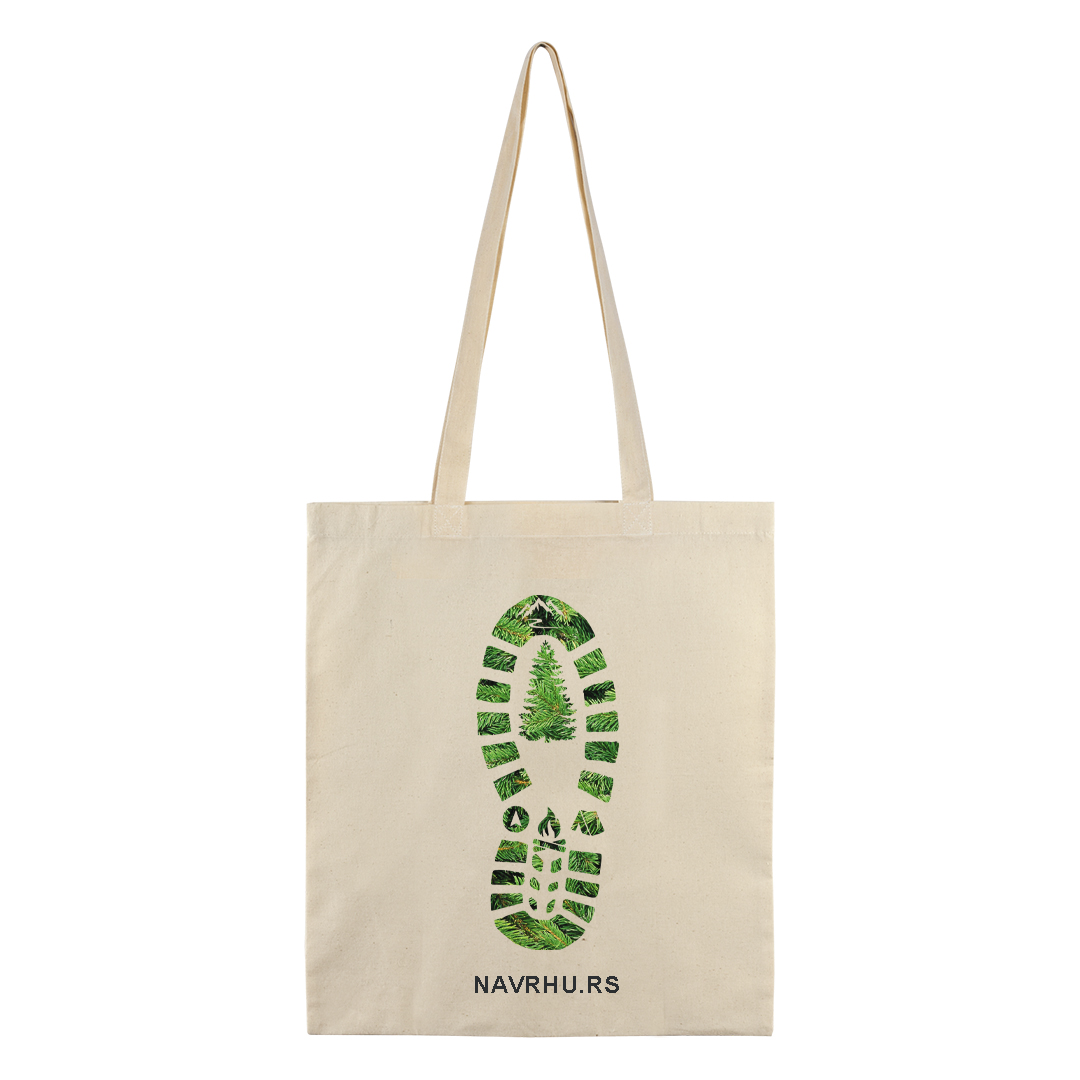 Majica za planinarenje od organskog pamuka - Otisak (unisex kroj) + POKLON CEGER
