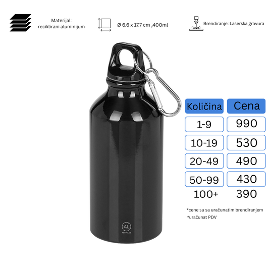 Boca sa karabinerom 400ml
