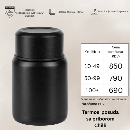 Chilli Termos posuda za hranu 500ml