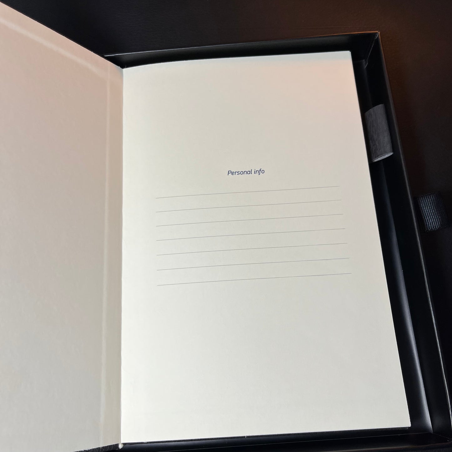 Set Olimp - notes A5 i olovka sa laserskom gravurom –  u lux slide kutiji