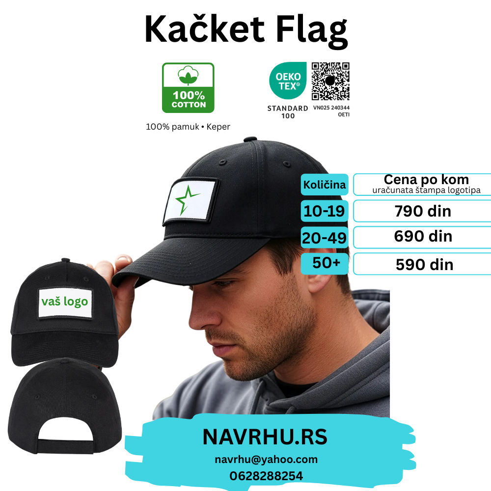 Reklamni kačket Flag