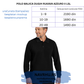Pamučna polo majica dugih rukava, 180 g/m2 Azzurro II (unisex) - uračunata štampa ili vez