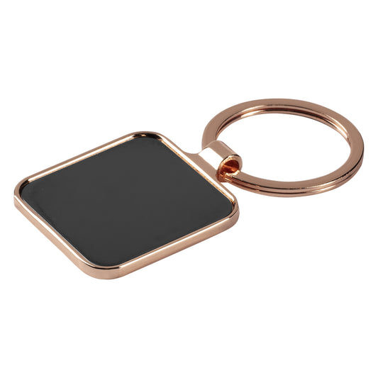 Rose gold - reklamni metalni privezak za ključeve
