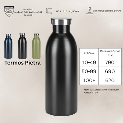 Termos Pietra 500ml sa uračunatom gravurom