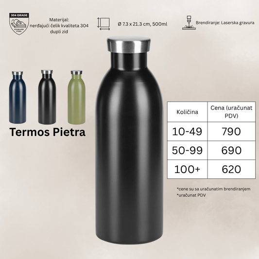 Termos Pietra 500ml sa uračunatom gravurom