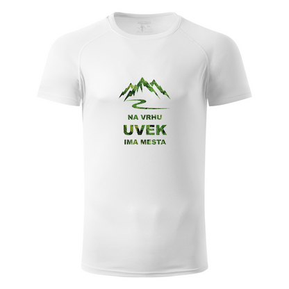 Muška aktivna majica za planinarenje - Na vrhu uvek ima mesta