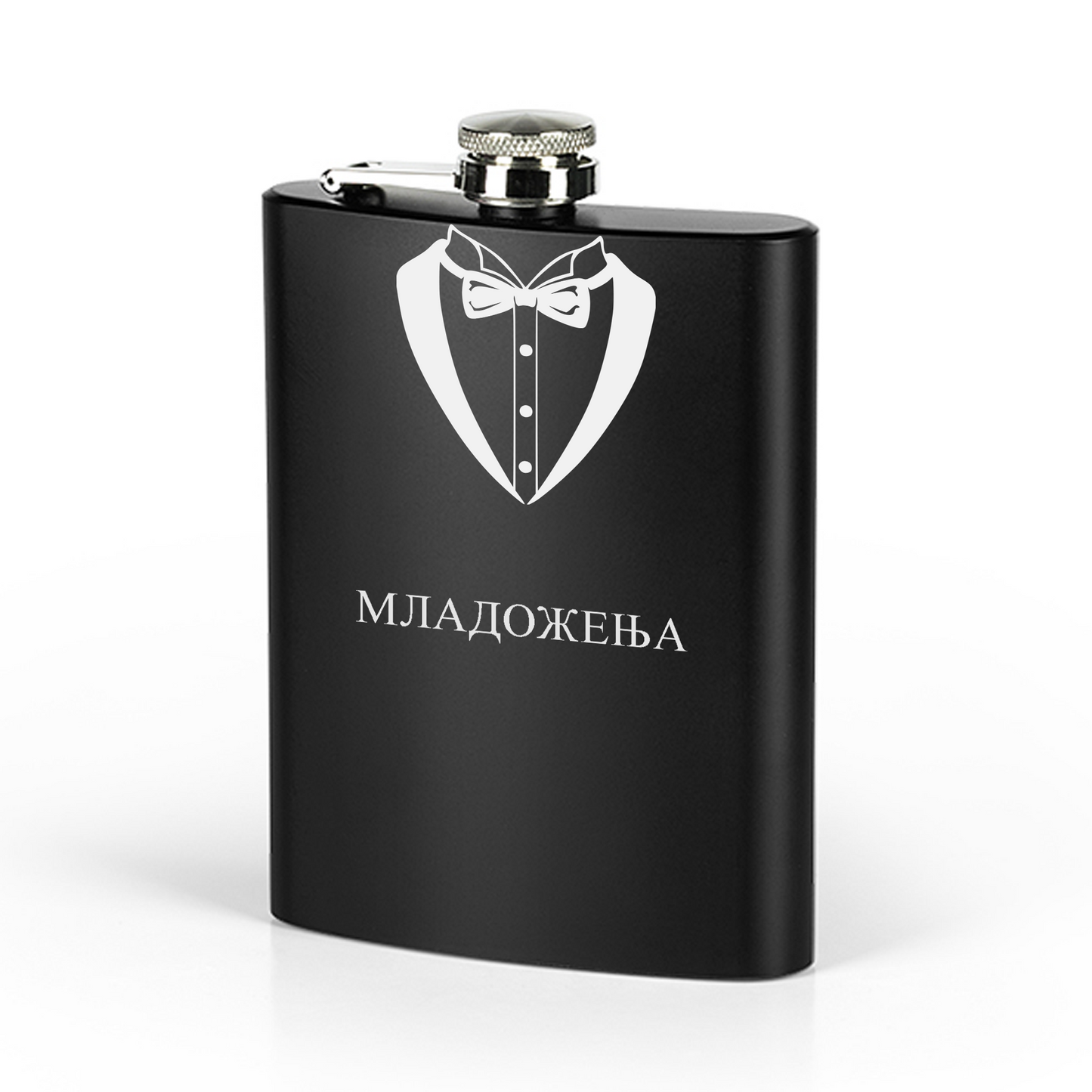 Metalna crna pljoska - mladoženjina ekipa