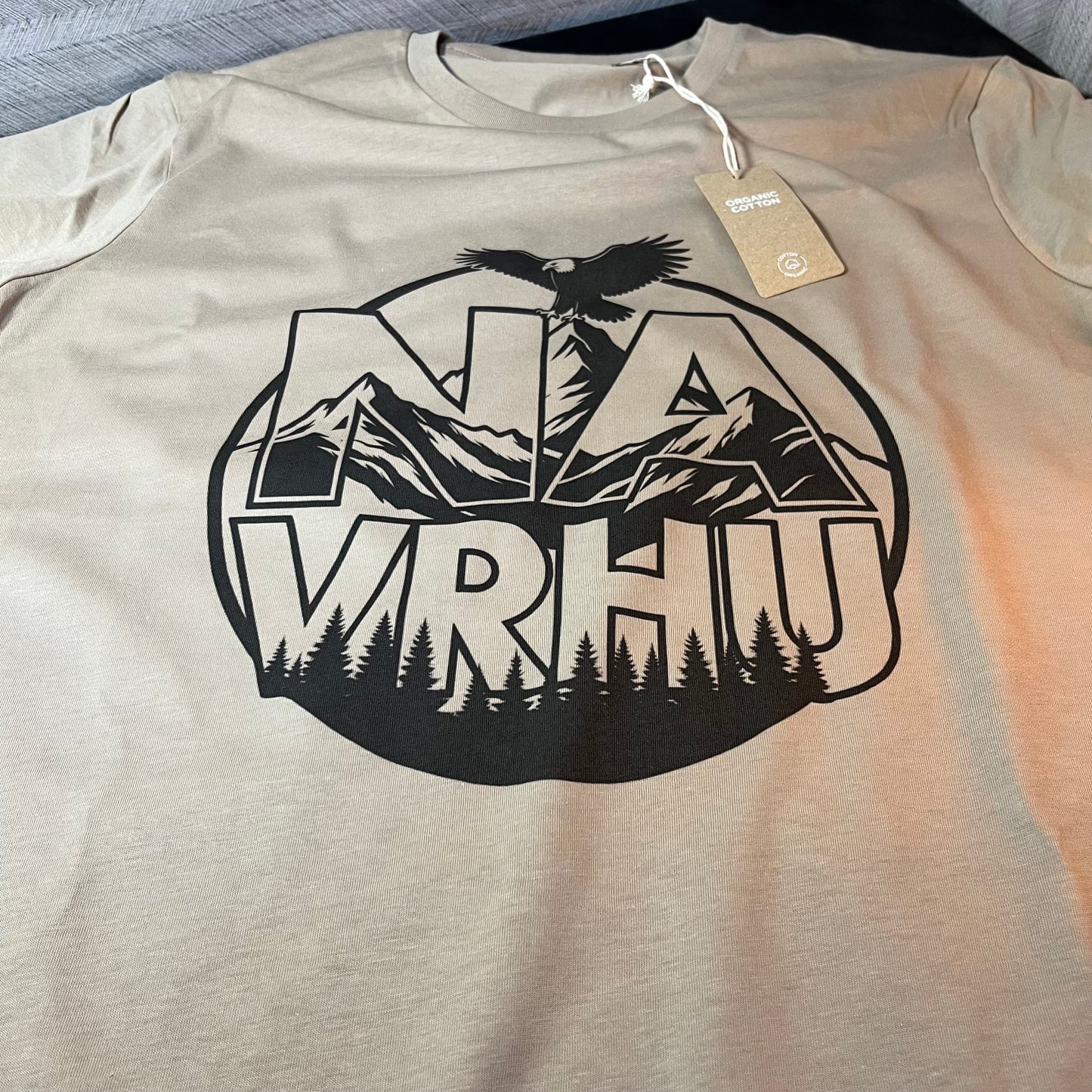 Majica za planinarenje organski pamuk NA VRHU (unisex) + POKLON CEGER