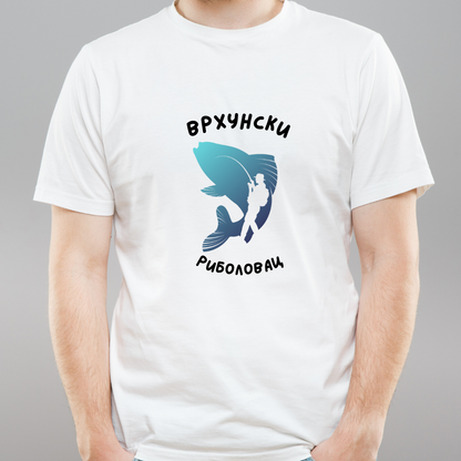 Majica za ribolov premium pamuk - vrhunski ribolovac