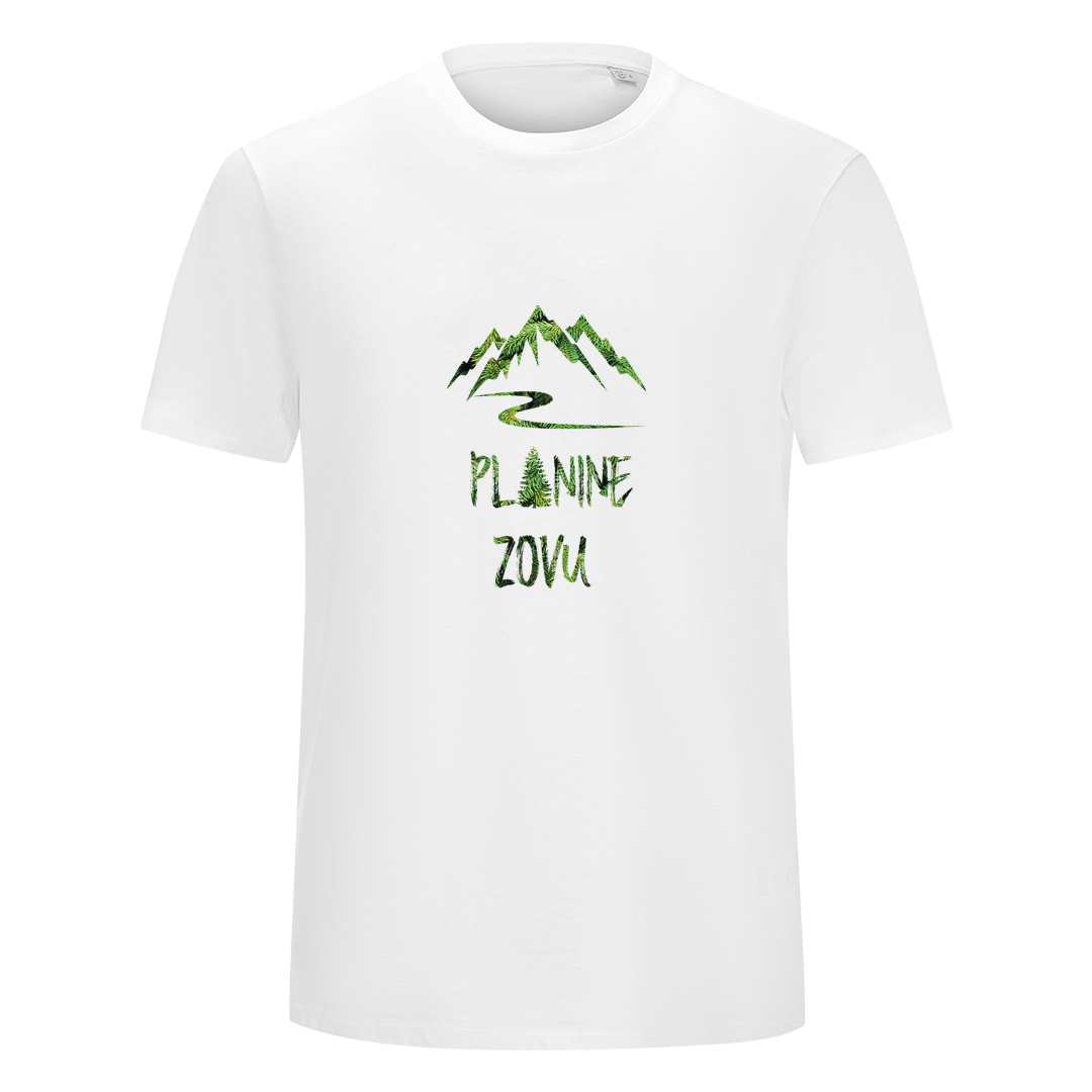 Majica od organskog pamuka Planine zovu (unisex kroj)