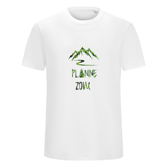 Majica od organskog pamuka Planine zovu (unisex kroj)