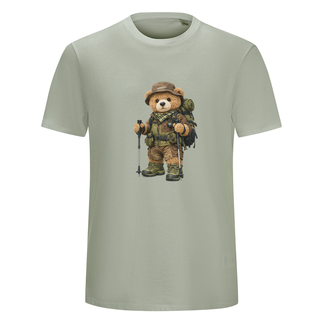 Majica za planinarenje od organskog pamuka - Meda planinar (unisex kroj) + POKLON CEGER
