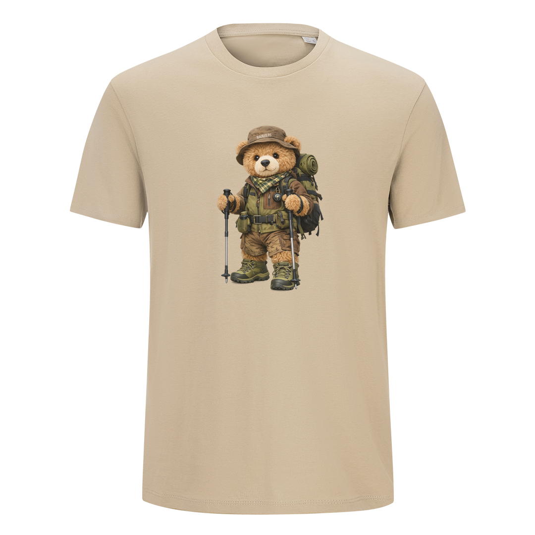 Majica za planinarenje od organskog pamuka - Meda planinar (unisex kroj) + POKLON CEGER