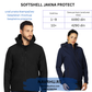 Softshell jakna Protect - uračunata štampa ili vez