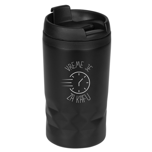 Šolja za poneti Diamond 260ml - Vreme je za kafu!
